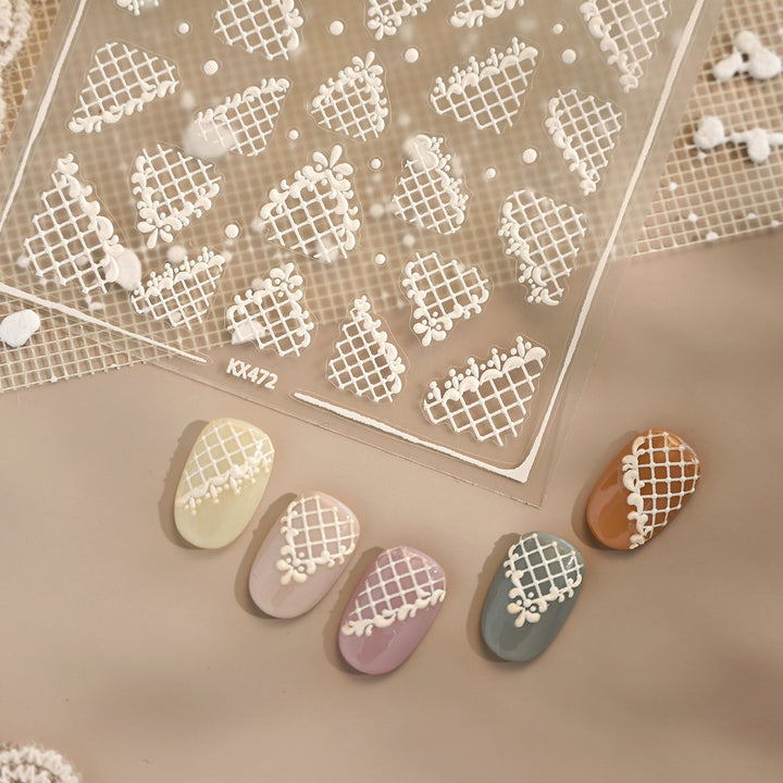 Tensor Nail Sticker - Lace