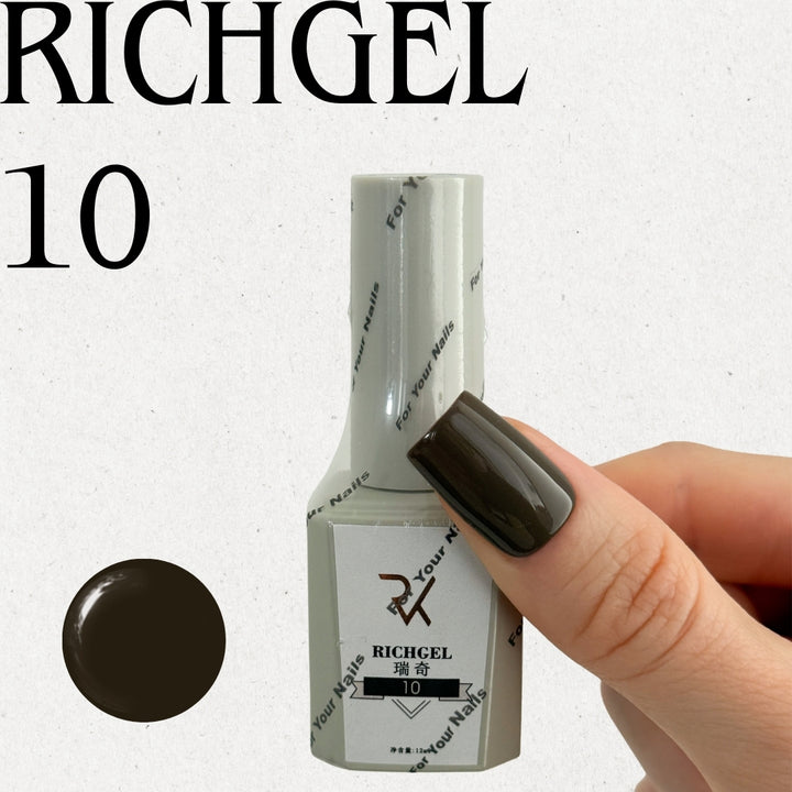 Rich Gel [RG-10] Colour Gel Polish 12ml