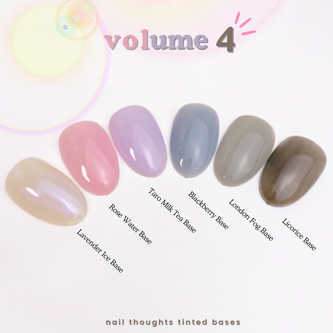 Nail Thoughts [NTB-32] Taro Milk Tea Tinted Base Gel in bottle