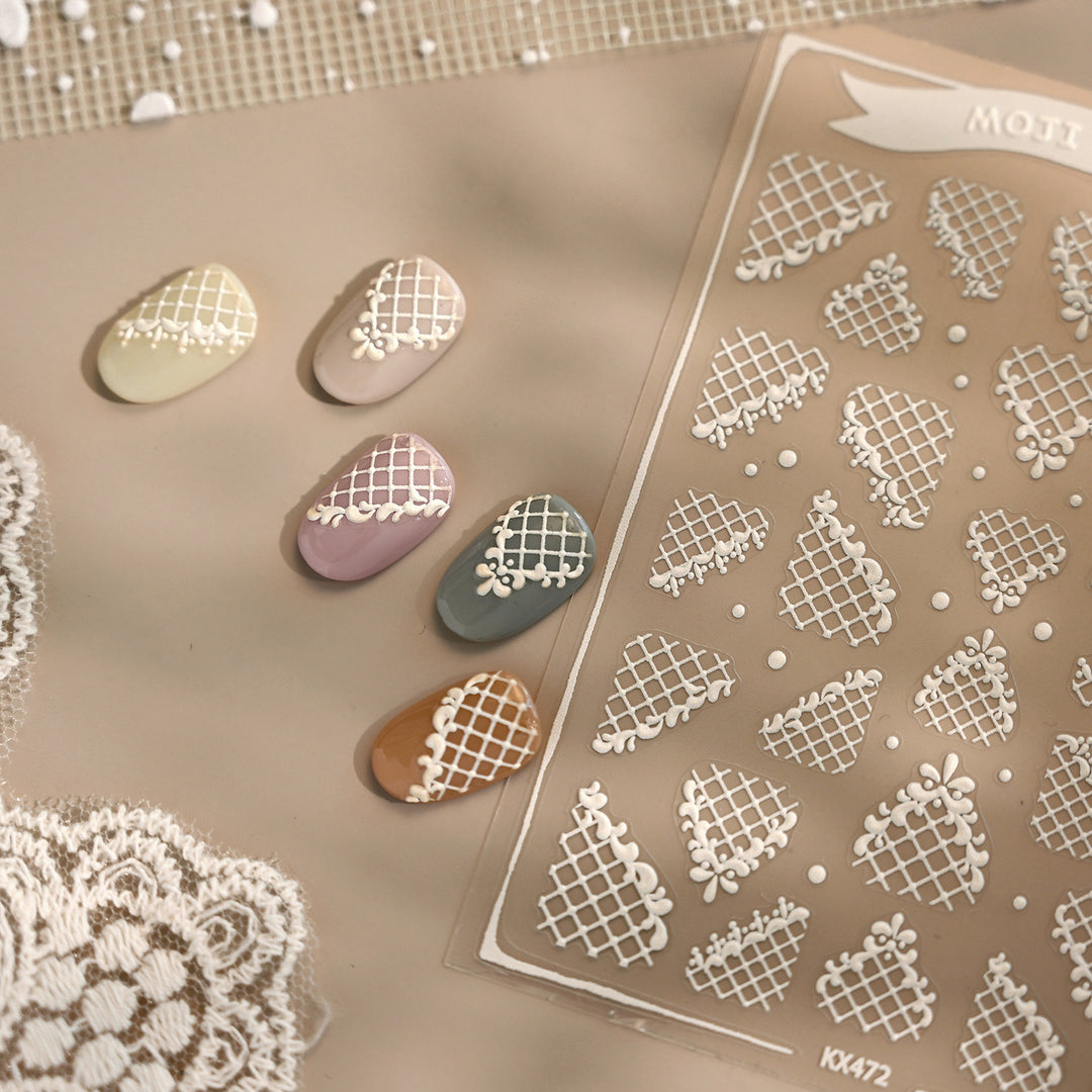 Tensor Nail Sticker - Lace