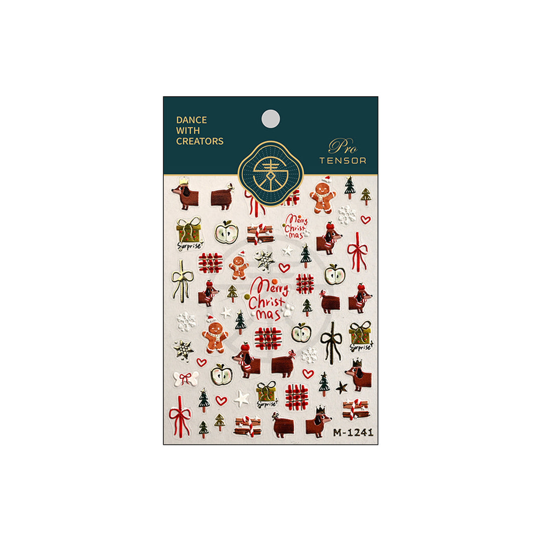 Tensor Nail Sticker - Christmas Type 1