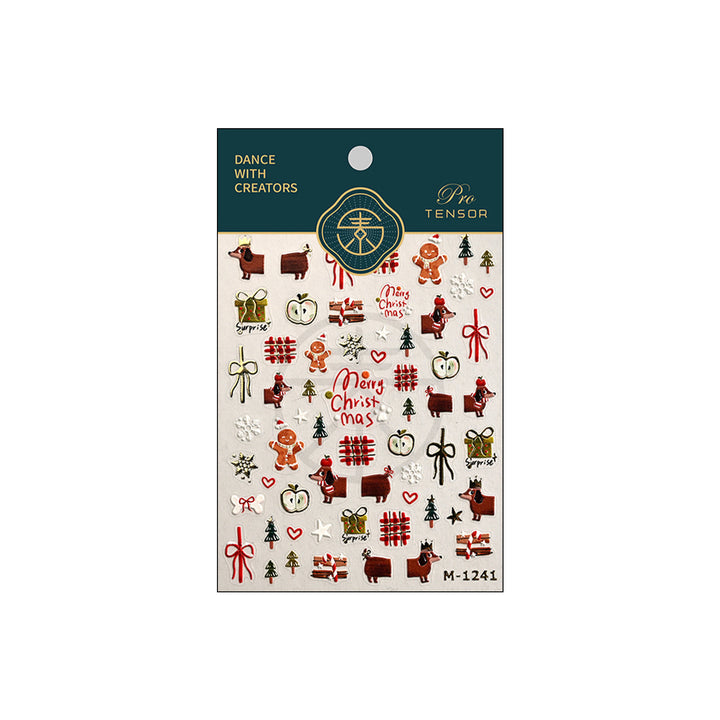 Tensor Nail Sticker - Christmas Type 1