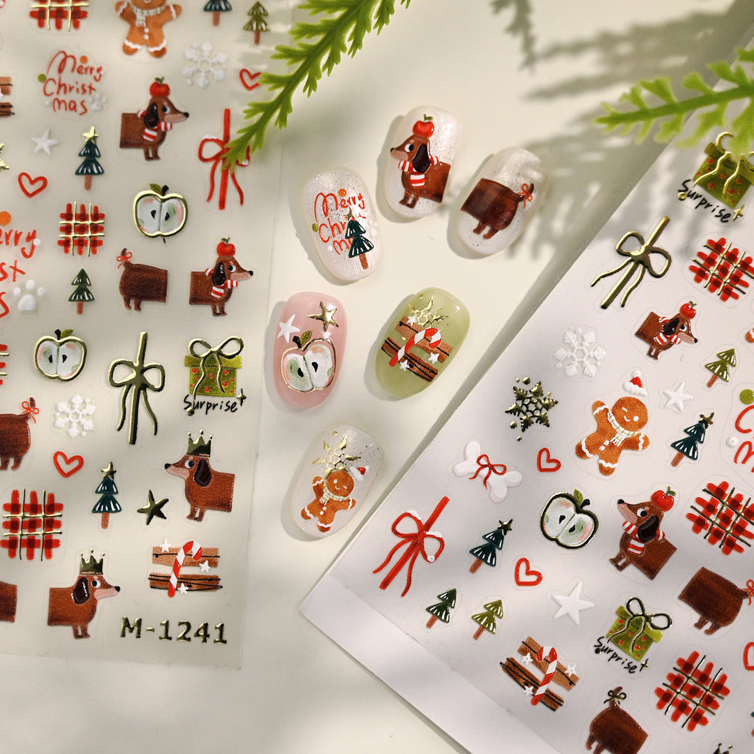 Tensor Nail Sticker - Christmas Type 1