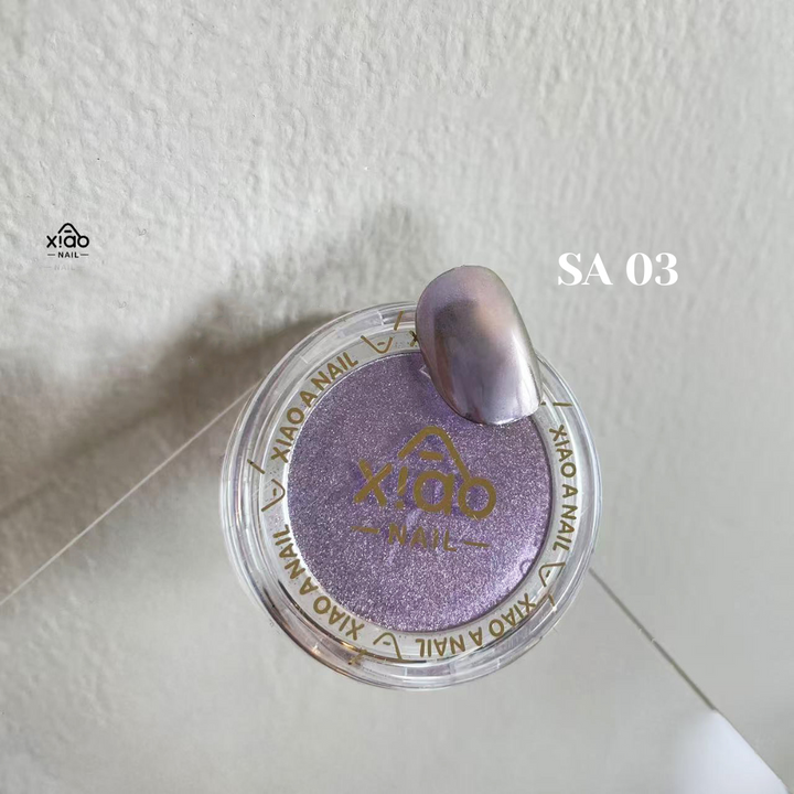 Xiao A - Smoke Veil Chrome Powder Set (4 Smoky Luxe Shades)