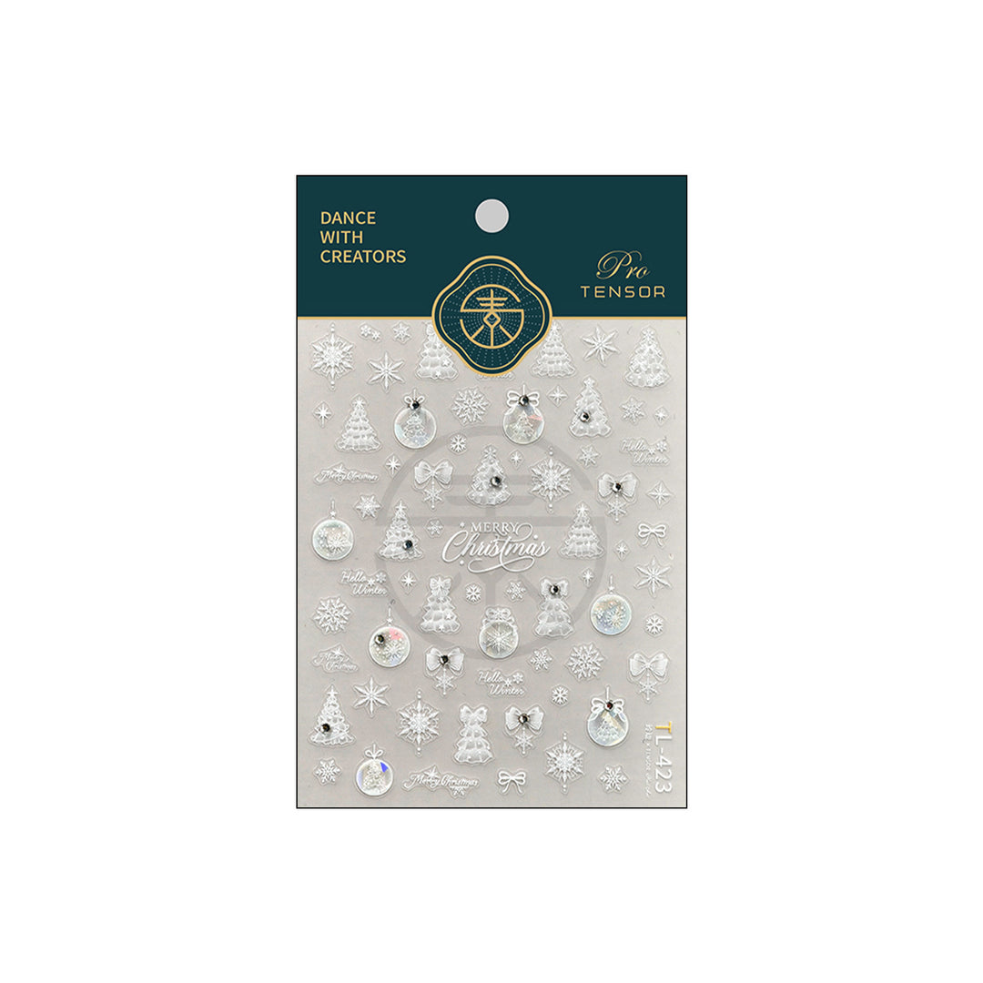 Tensor Nail Sticker - Christmas Type 2