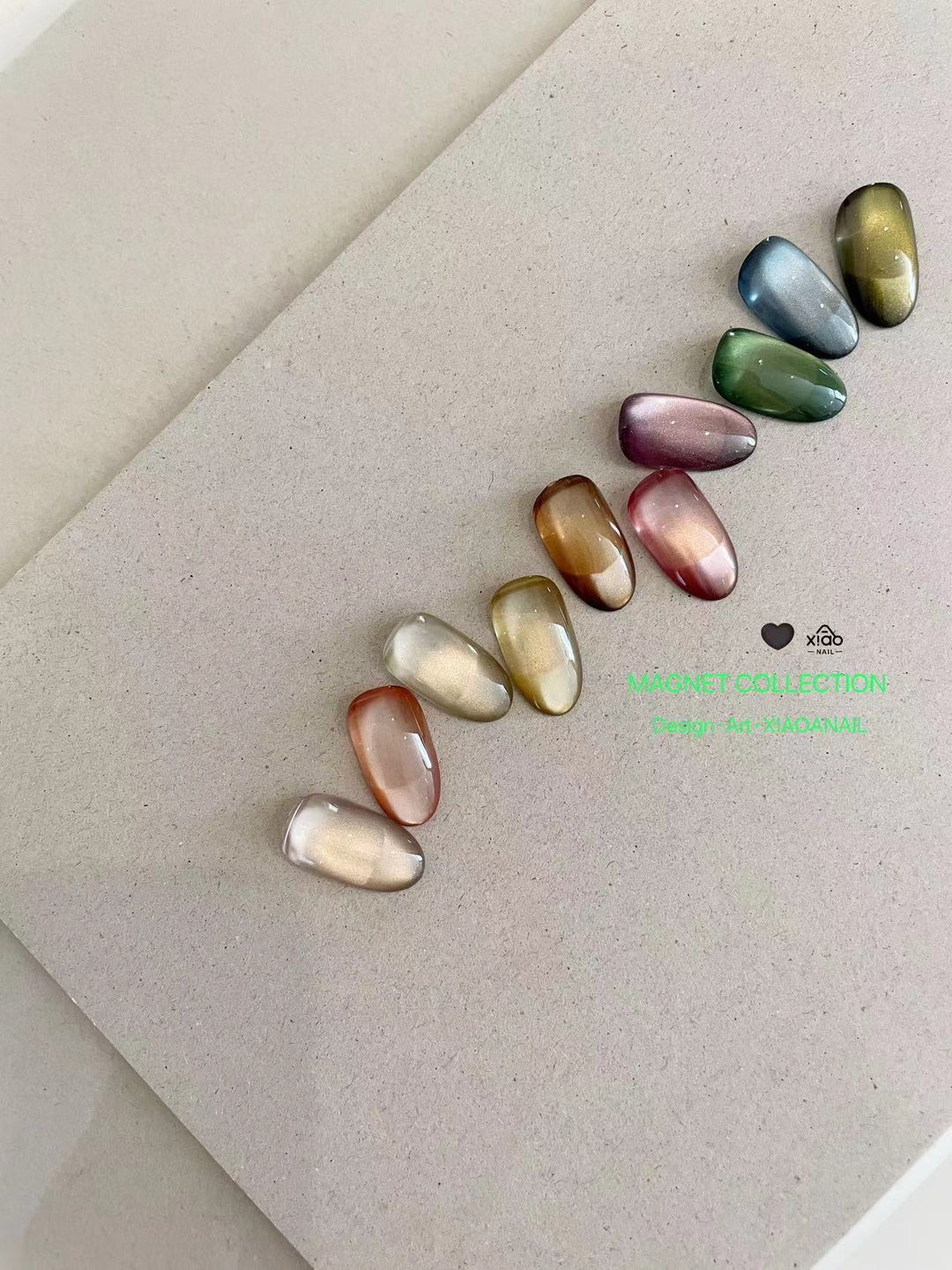 Xiao A - The Antique Jewelry Magnet Series 10 Colours (Free magnet + Brush Cleaner)