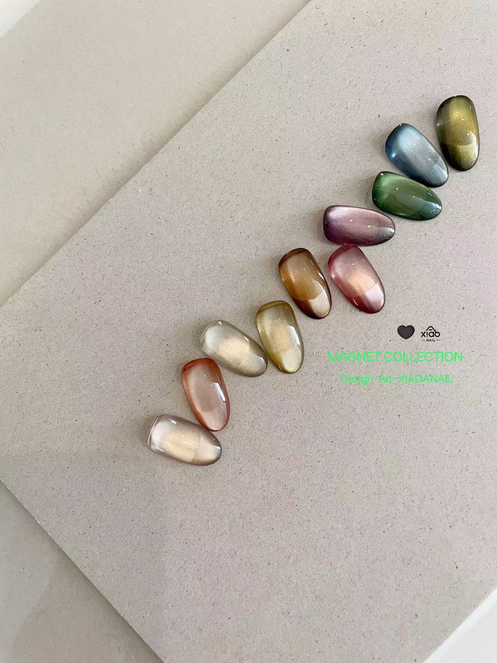 Xiao A - The Antique Jewelry Magnet Series 10 Colours (Free magnet + Brush Cleaner)