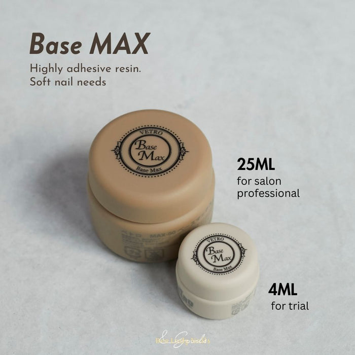 VETRO Base MAX (Soft nail needs)  4ml/ 25ml