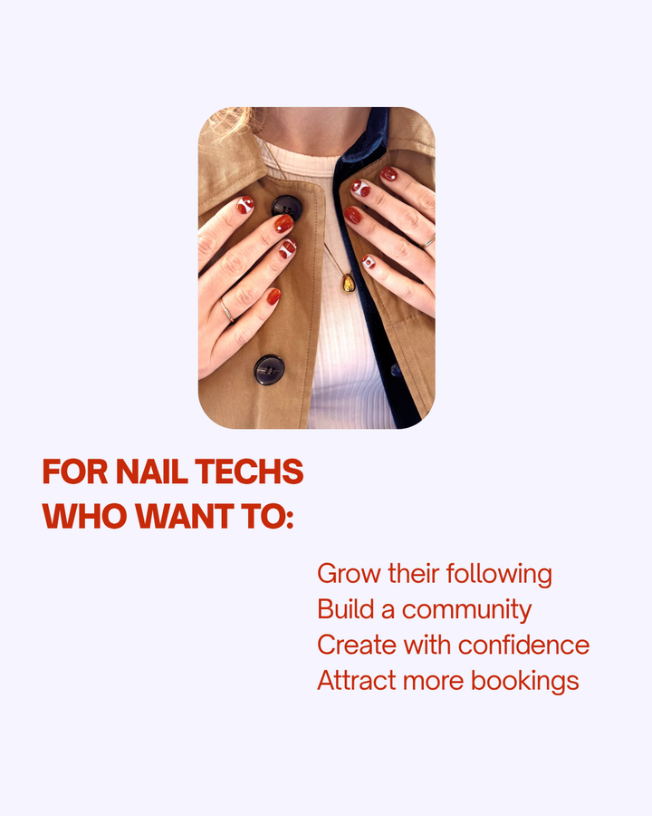 Content to Clients Nail Marketing Workshop - Saturday 22 August, 2026 | 12:00–1:00 PM