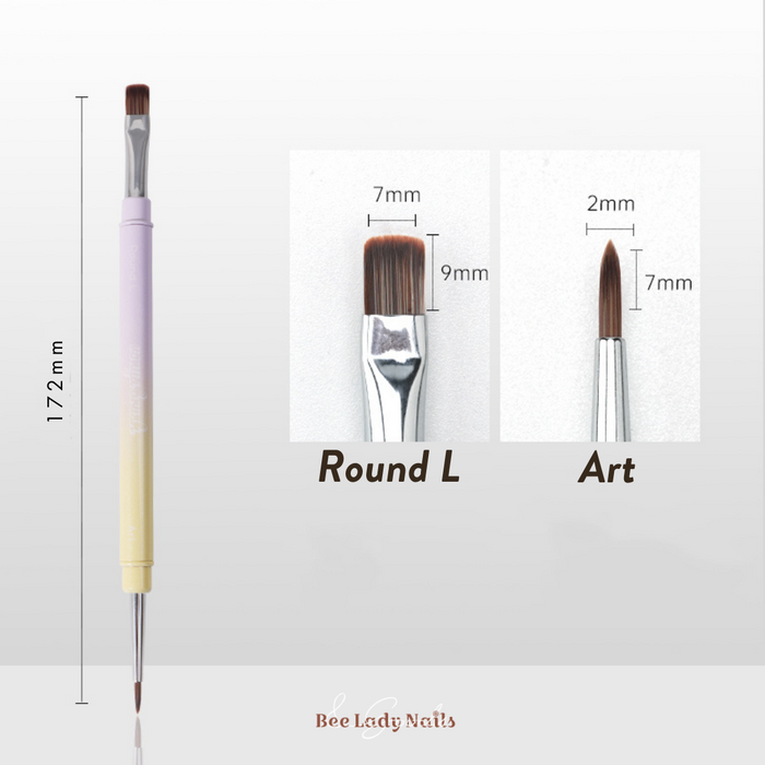 Bee Lady Nails - Dual-Ended Nail Brush (3 types)