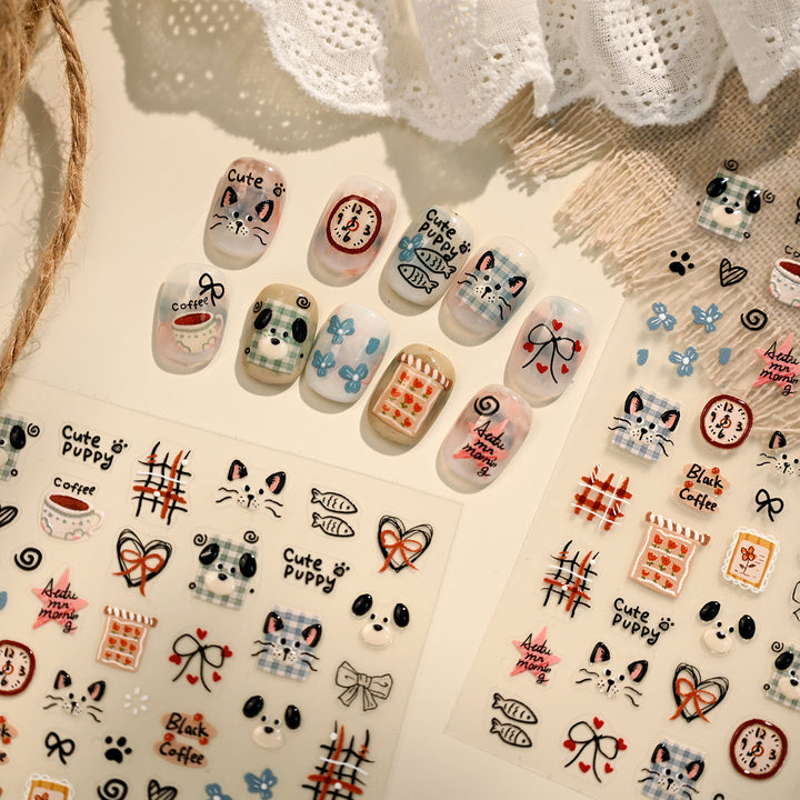 Tensor Nail Sticker - Cartoon 28
