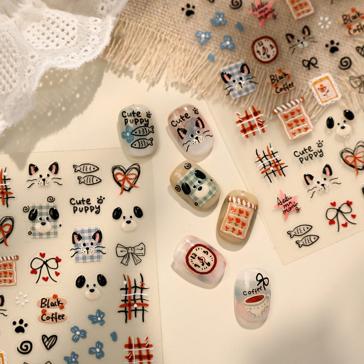 Tensor Nail Sticker - Cartoon 28