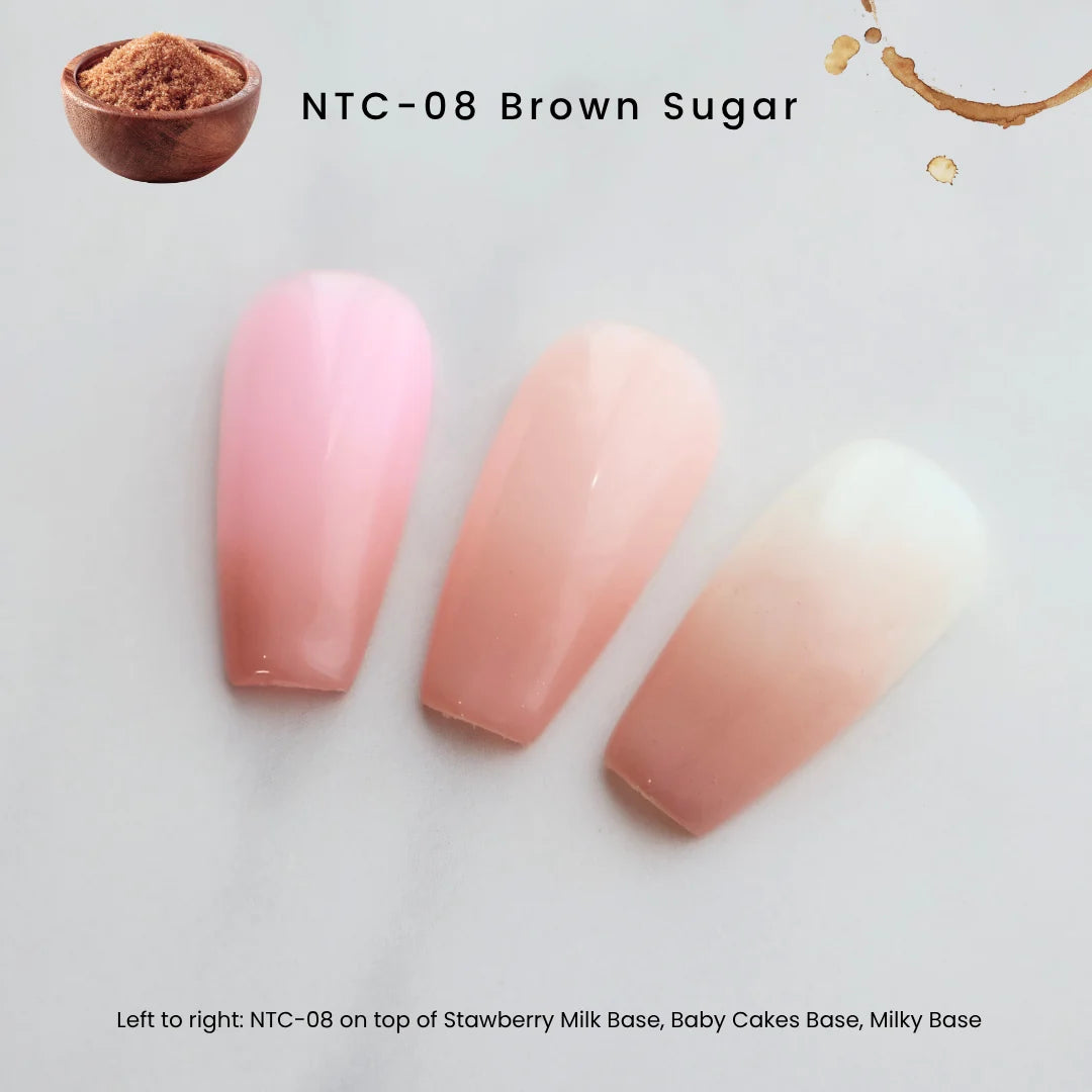 Nail Thoughts The Perfect Blend Ombré Cushion Gel NTC-08 Brown Sugar