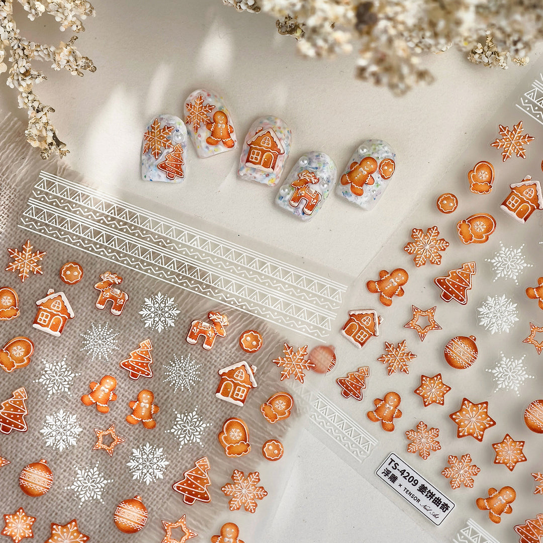 Tensor Nail Sticker - Christmas Type 4