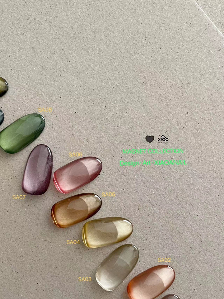 Xiao A - The Antique Jewelry Magnet Series 10 Colours (Free magnet + Brush Cleaner)