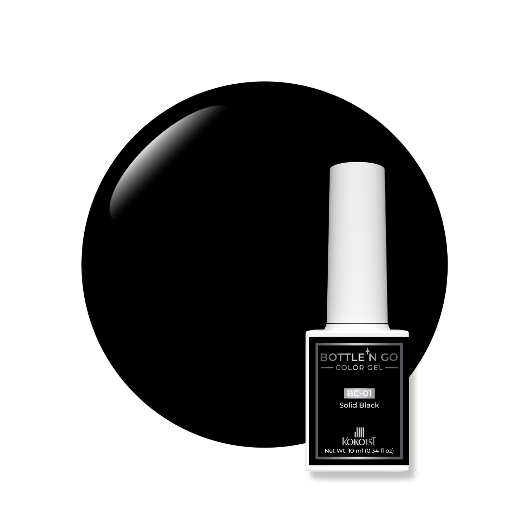 KOKOIST Bottle 'N Go Colour Gel BC-01 Solid Black