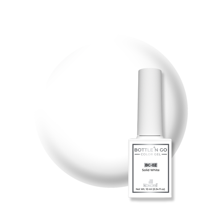KOKOIST Bottle 'N Go Colour Gel BC-02 Solid White