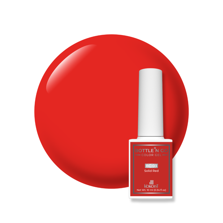 KOKOIST Bottle 'N Go Colour Gel BC-03 Solid Red