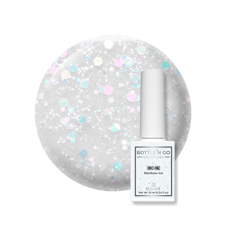 KOKOIST Bottle 'N Go Colour Gel BC-16 Rainbow Ice