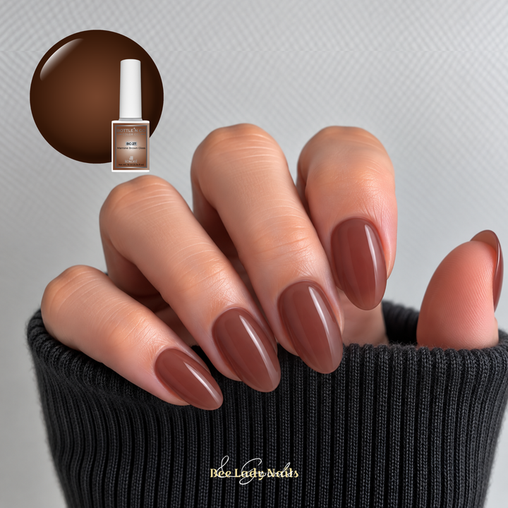 KOKOIST Bottle 'N Go Colour Gel BC-27 Marrone Brown Glass