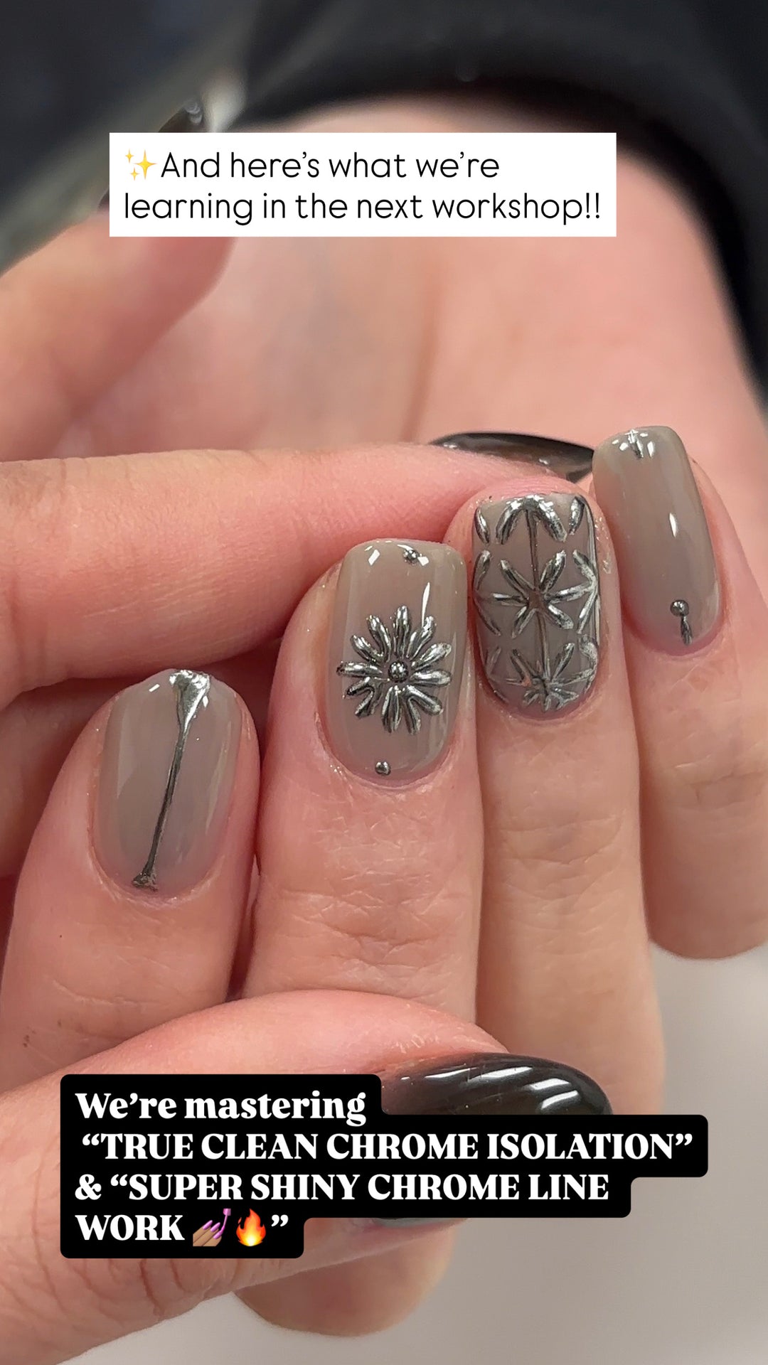 Tile Pattern Nail Art Workshop – 3 Aug 2025 (Sunday, 2:00–4:00 PM)