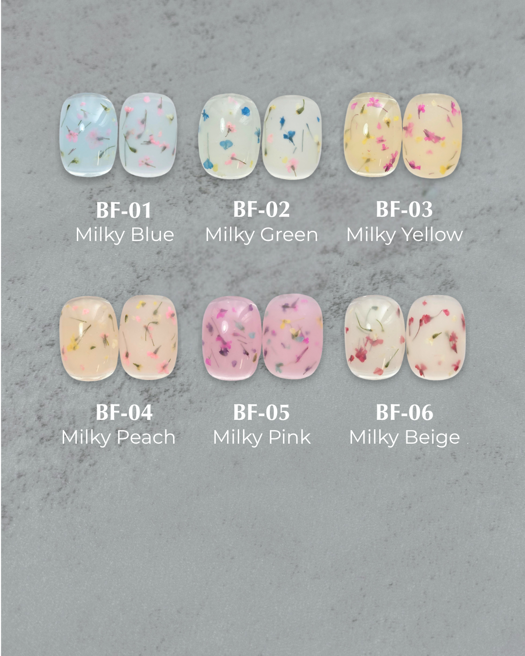 (Pre-Order) KOKOIST Botanical Flower Gel 6 Colours