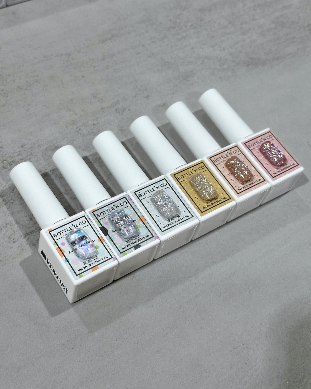 (Pre-order) KOKOIST Bottle 'N Go Flash Glitter Collection (BC-59 to BC-64))