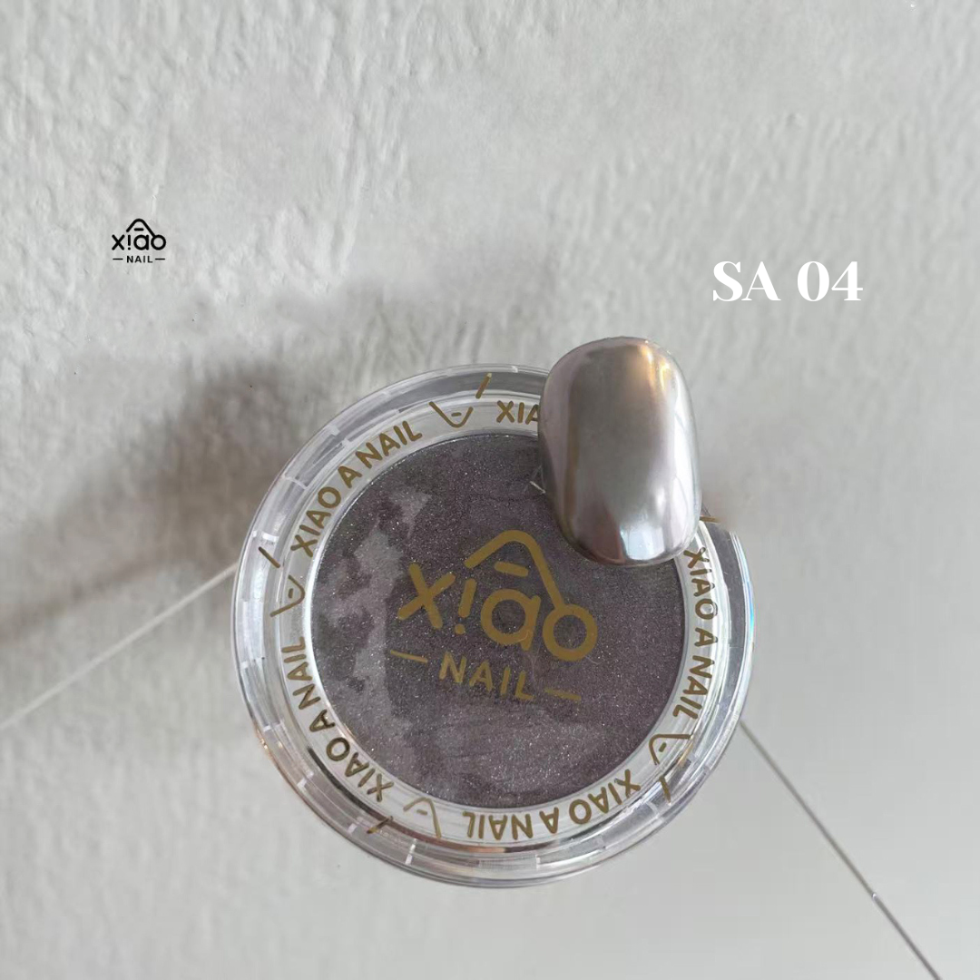 Xiao A - Smoke Veil Chrome Powder Set (4 Smoky Luxe Shades)
