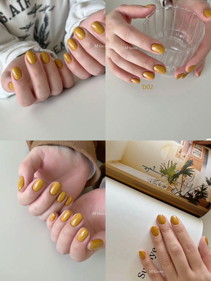 Ringo and Mimosa - Maru Mustard Yellow (D02m)