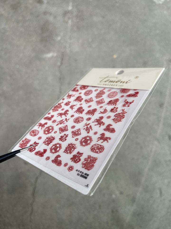 Tensor Nail Sticker - Chinese New Year 2