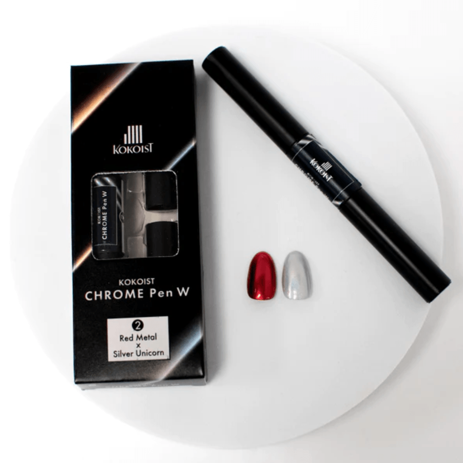 (Pre-Order) KOKOIST - Chrome Pen W (2 colors in 1 pen) - Bee Lady Nails & Goods