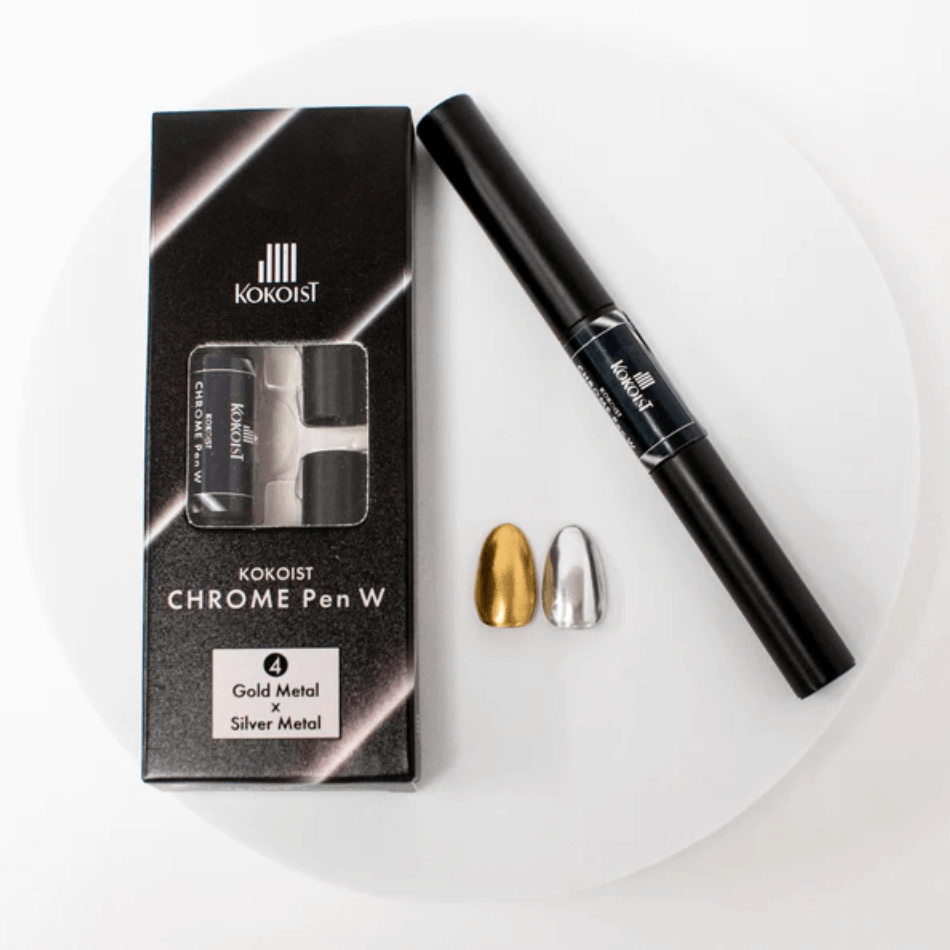 (Pre-Order) KOKOIST - Chrome Pen W (2 colors in 1 pen) - Bee Lady Nails & Goods
