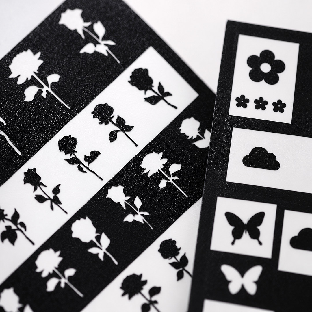 Tensor Nail Sticker -Airbrush Stencil Sticker ( 7 Types)