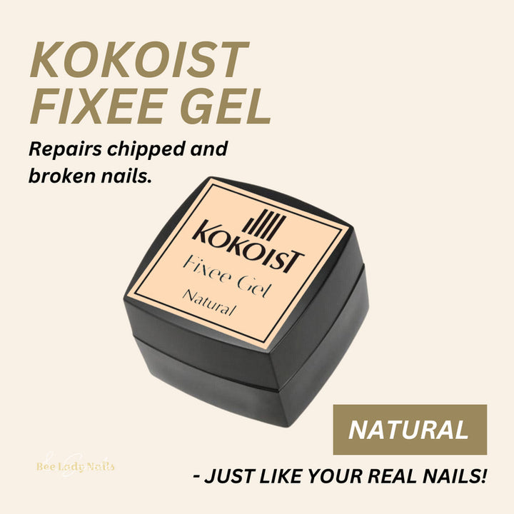 (Best Seller) KOKOIST - Fixee Gel Natural - Repairs chipped and broken nails.