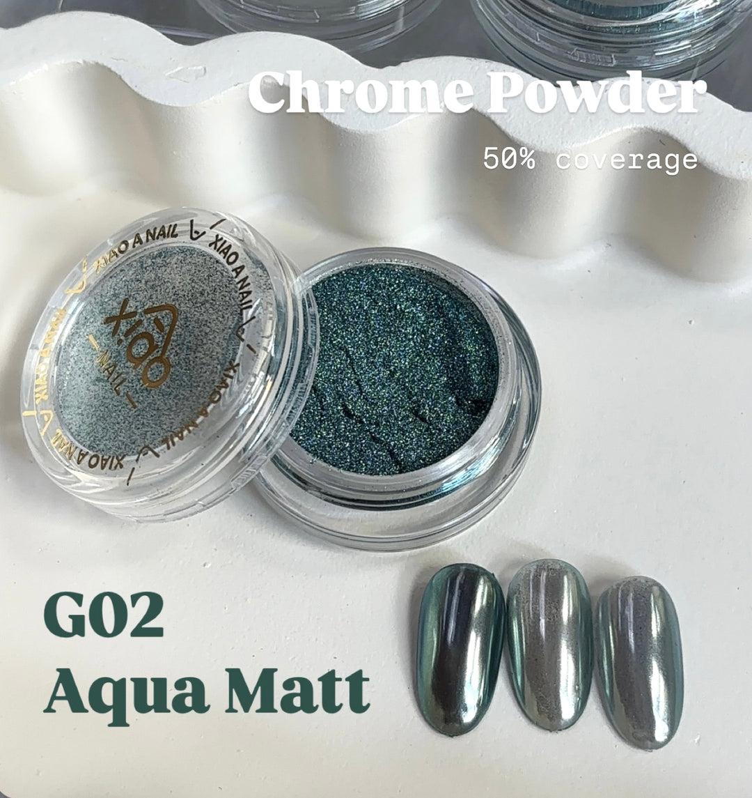 Xiao A - G02 Aqua Matt Chrome Powder 0.5g