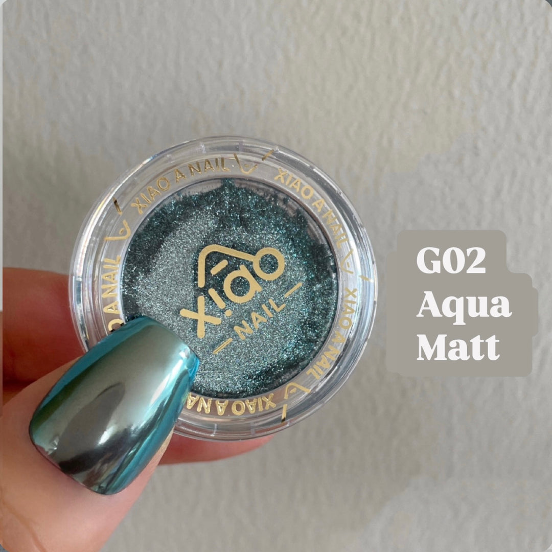 Xiao A - G02 Aqua Matt Chrome Powder 0.5g