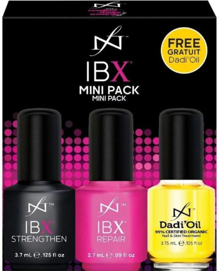 IBX MINI PACK - Natural Nail Strengthening + Repair Treatment + FREE Cuticle Oil