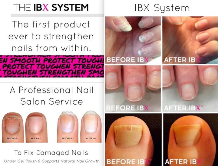 IBX MINI PACK - Natural Nail Strengthening + Repair Treatment + FREE Cuticle Oil