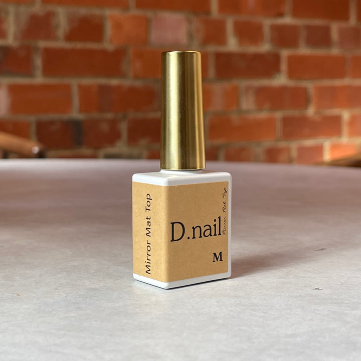 D.nail - Mirror Matte Top Coat (Isolated Chrome Art)