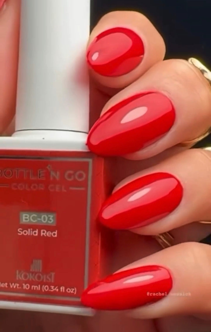 KOKOIST Bottle 'N Go Colour Gel BC-03 Solid Red