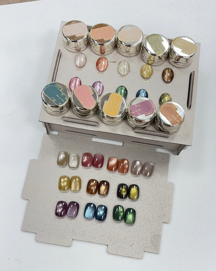 Xiao A - The Antique Jewelry Magnet Series 10 Colours (Free magnet + Brush Cleaner)