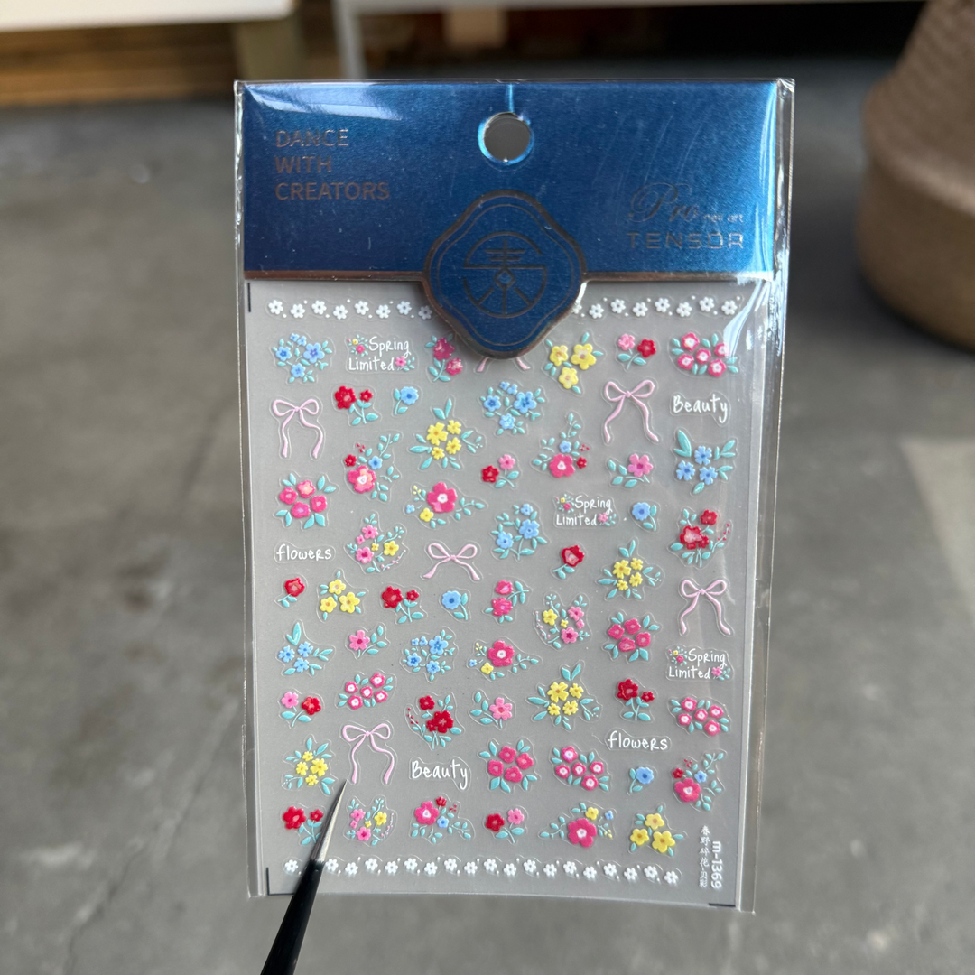 Tensor Nail Sticker - Flower 5