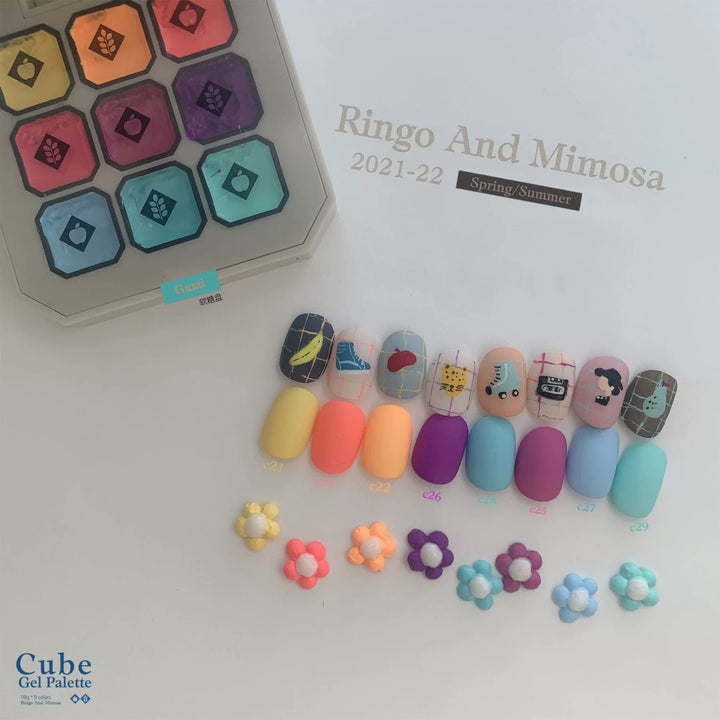 Ringo and Mimosa - Cube 9 Colour Set- Gumi