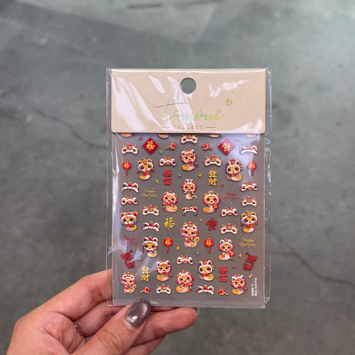 Tensor Nail Sticker - Chinese New Year 2