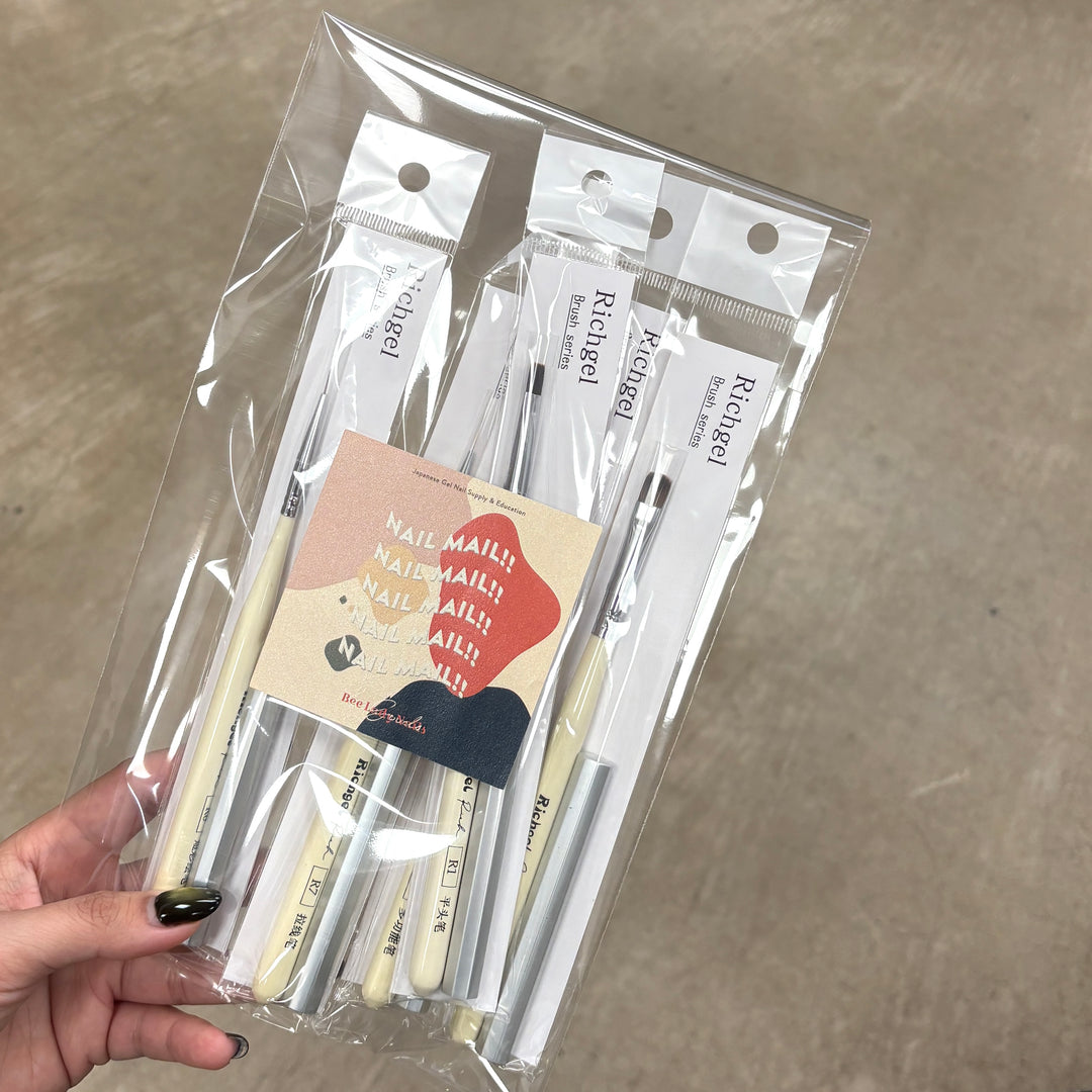 Bee Lady Nails - Creamy Brush Set (5 pcs)