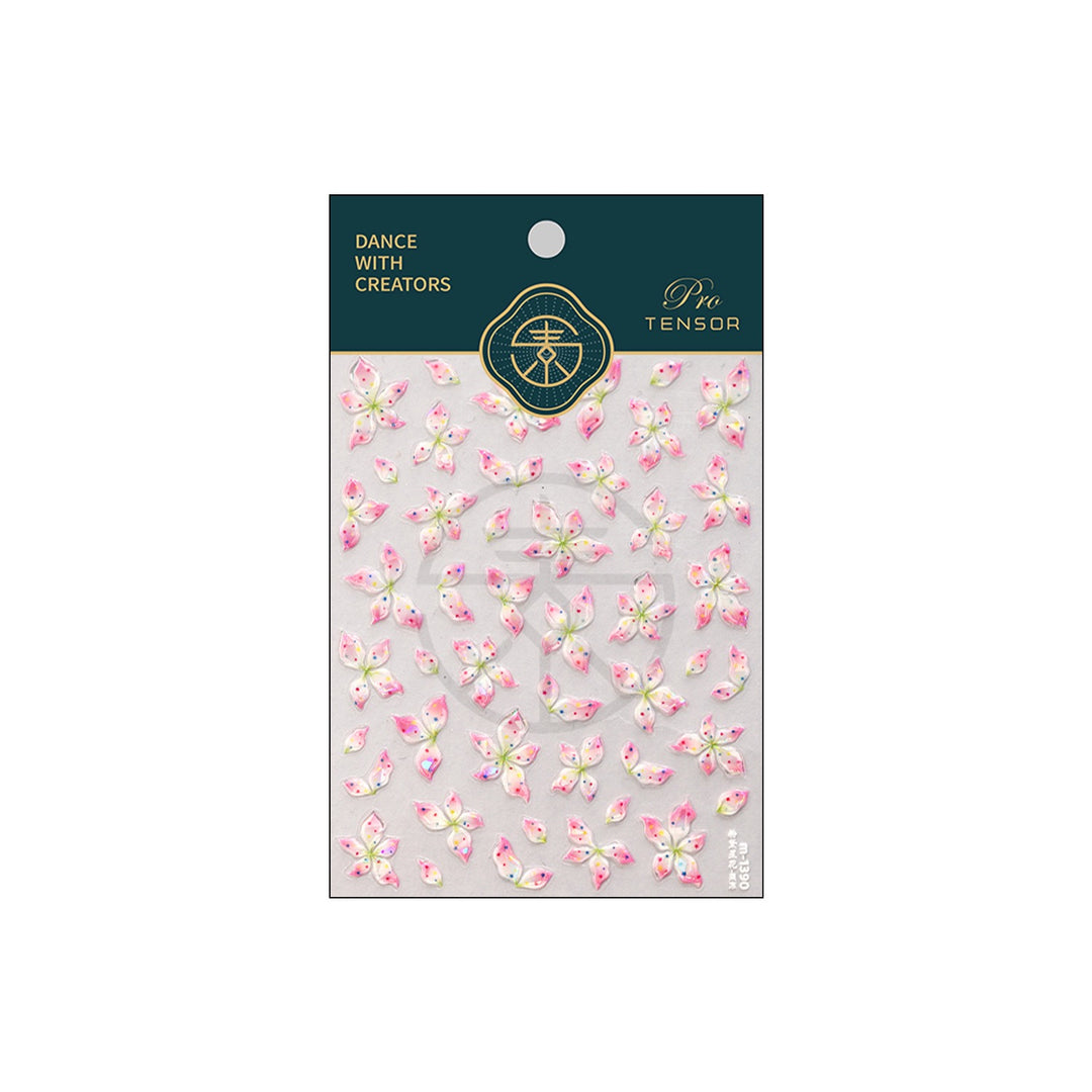 Tensor Nail Sticker - Pink Flower