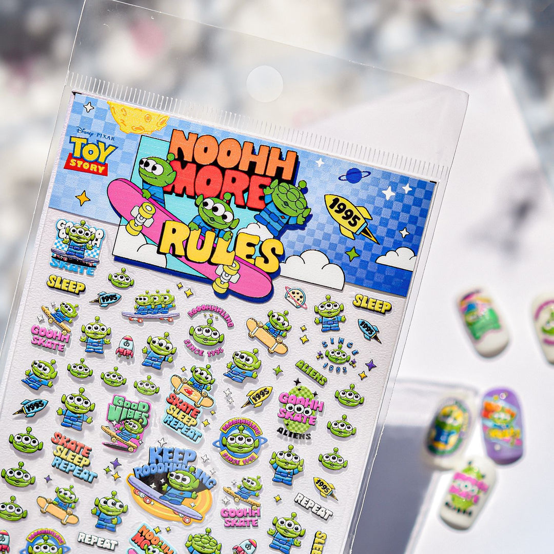Tensor Nail Sticker - Toy Story Alien Skate