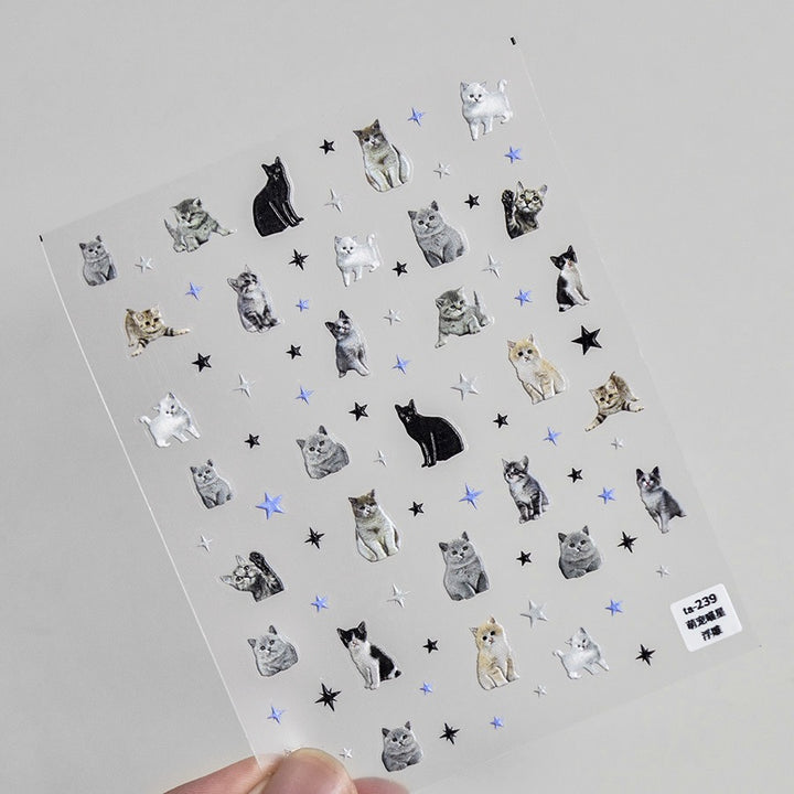 Tensor Nail Sticker - Cat 02