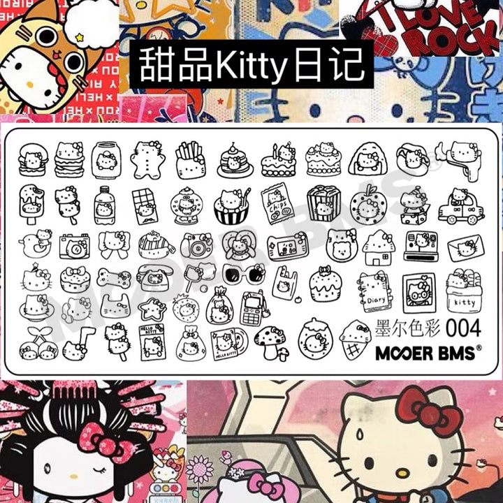 MOOER BMS - Stamping Plate Sweet Kitty 004