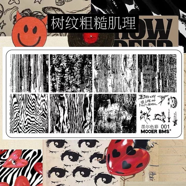 MOOER BMS - Stamping Plate Forest Grain 001